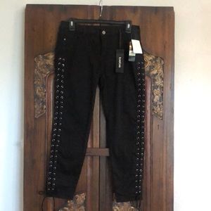 Women Bebe Black Jean